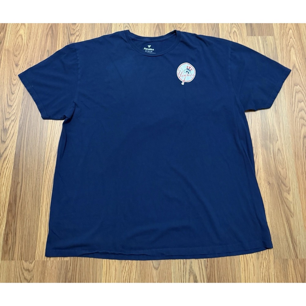 New York Yankees T-Shirt Mens 2XL Fanatics Start Spreading News Double Sided MLB
